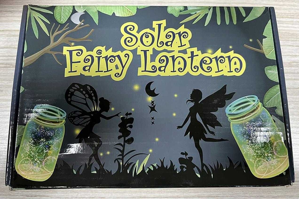 Lampion solarny ogrodowy Fairy Lights - ŻÓŁTY - 2 SZTUKI