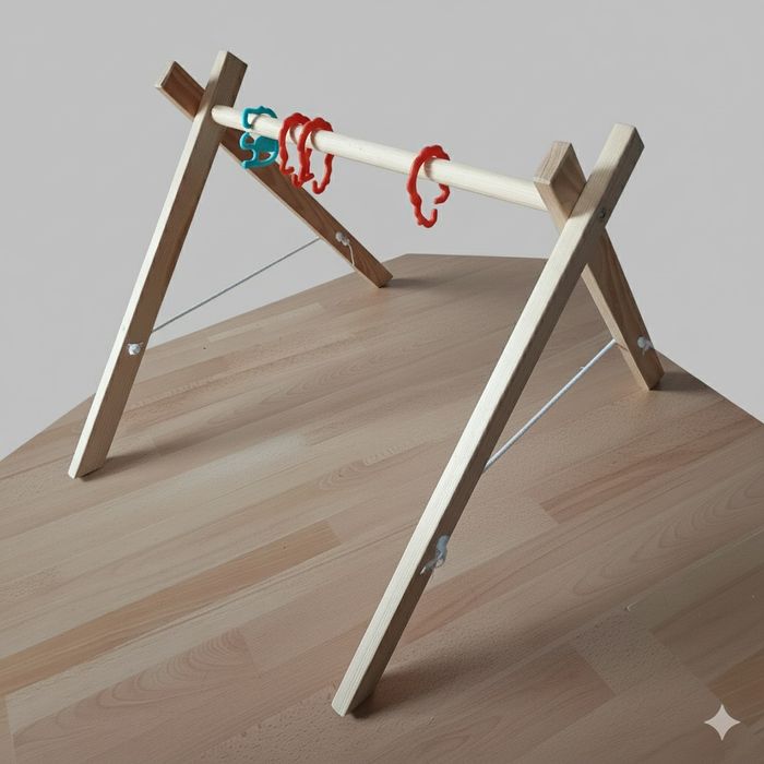 Stojak edukacyjny drewniany Montessori