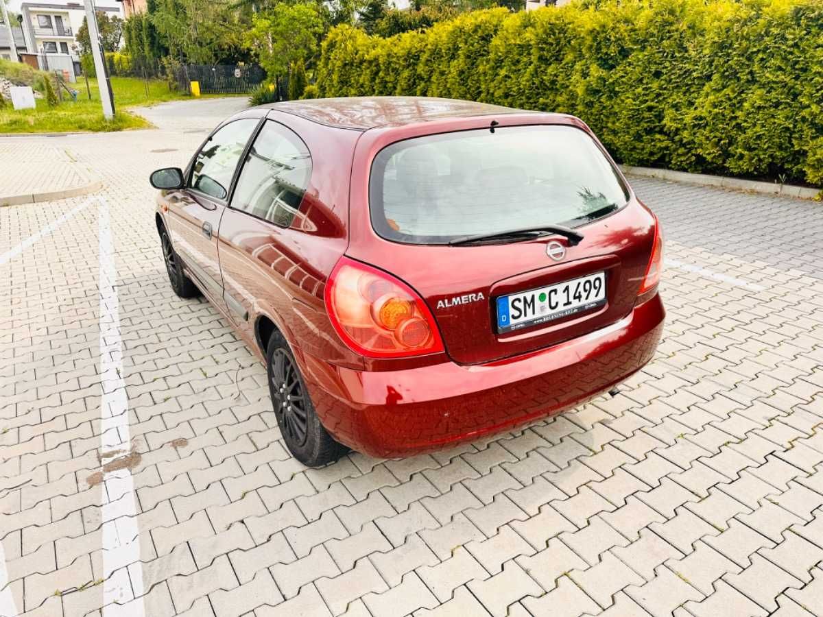 CAR4YOU Nissan Almera BENZYNA 2003R, opłacony, klima 94800km