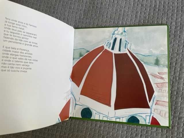 Livro infantil Mestre da Vinci, José Jorge Letria