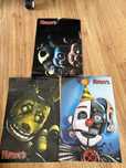 UNIKATOWY plakat FNAF z serii gazetek Five Night’s at Freddy’s