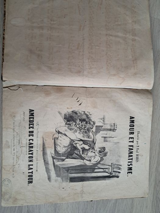 Nuty z francuskiego musicalu vintage. Stan jak na zdjęciach.