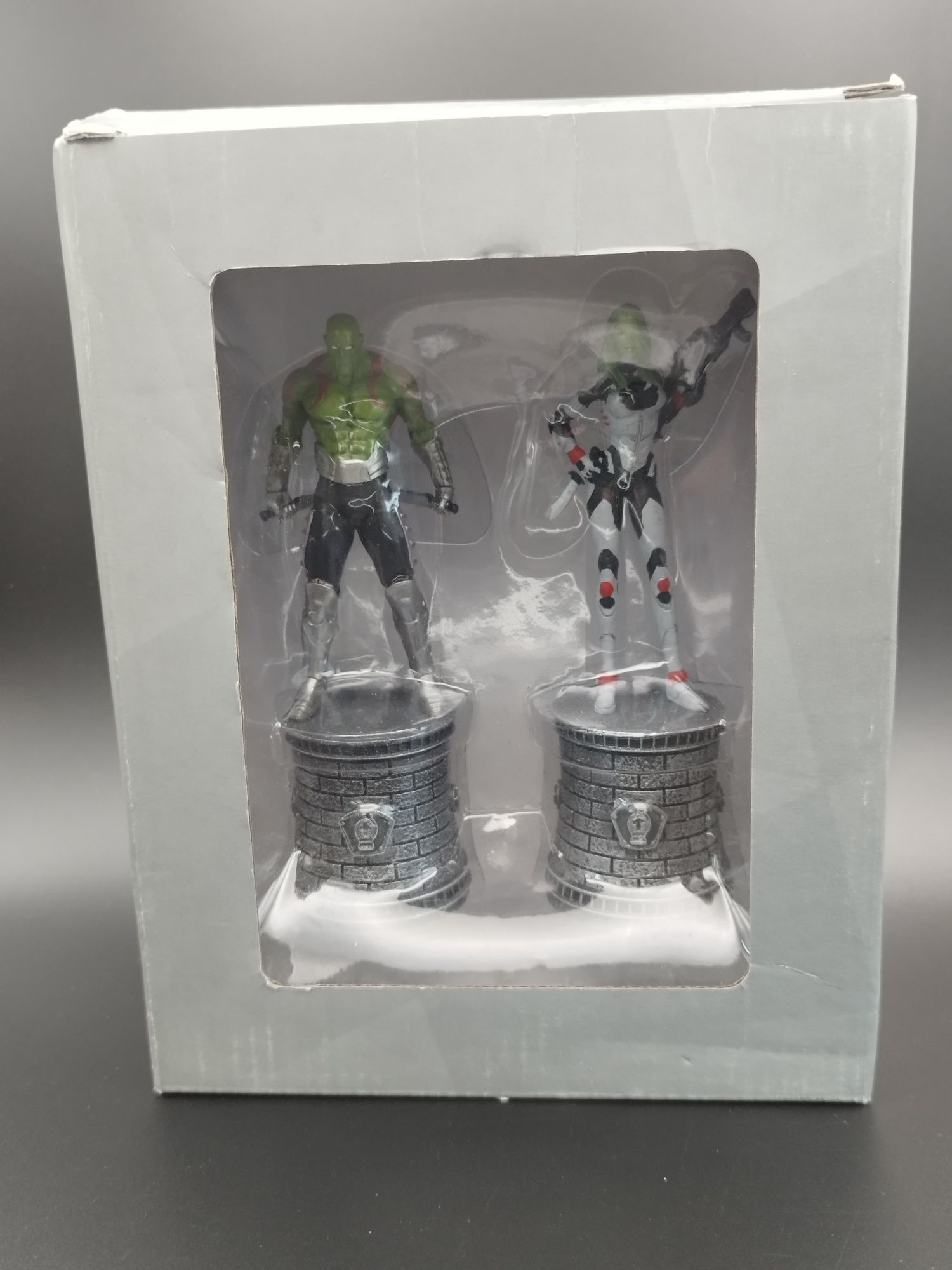 Zestaw 2 figurek Marvel Szachowe Gammora i Drax ok 13 cm