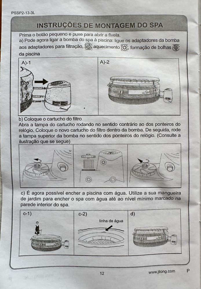 Bomba de SPA e Jacuzzi
