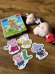 Świnka Peppa maskotki i puzzle