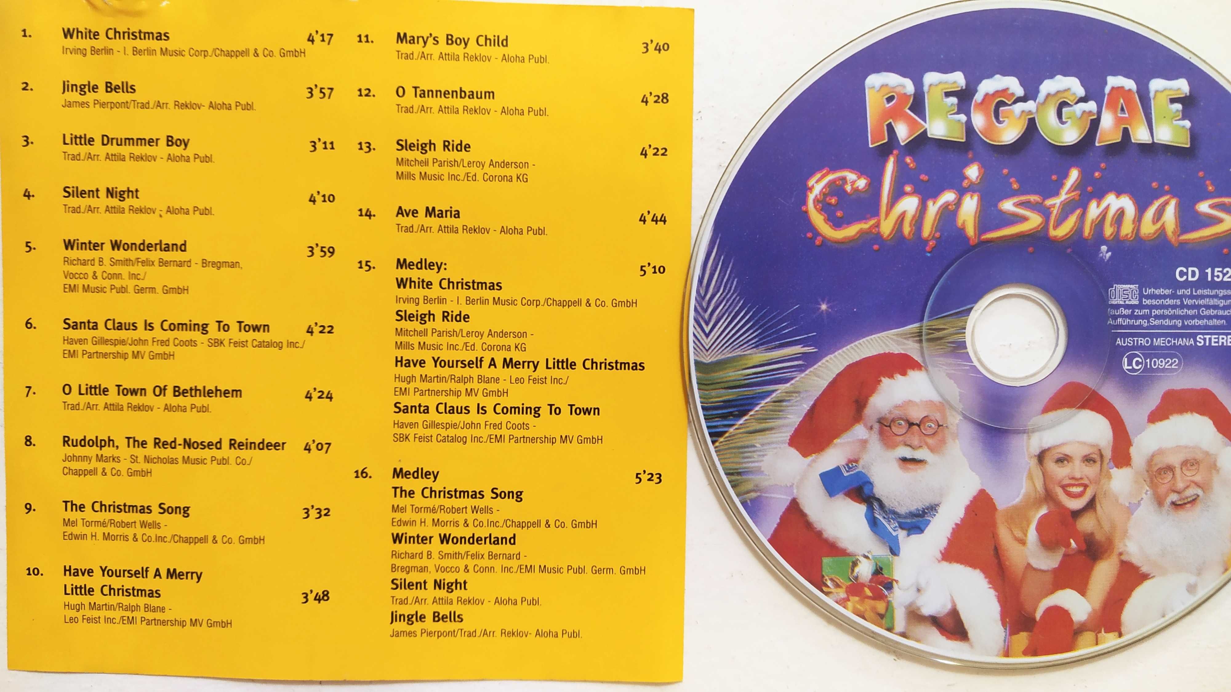Reggae Christmas Kolędy święta płyta CD