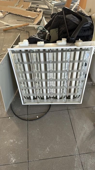 Armaduras fluorescentes 4×18w