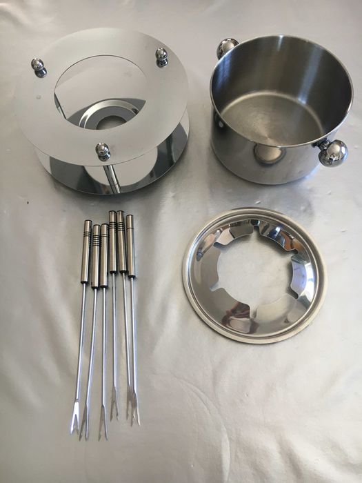 Fondue em metal para 6 pessoas