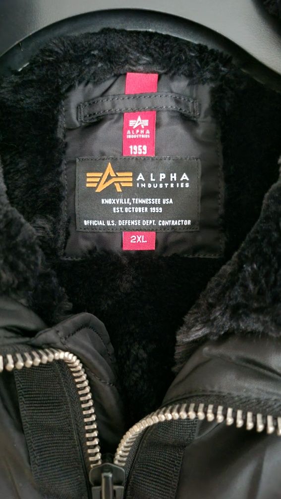 Kurtka Alpha Industries  Black