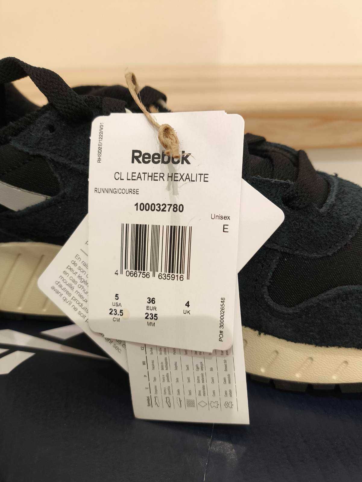 Buty Reebok Classic Leather Hexalite Unisex r. 36 (23,5 cm) nowe