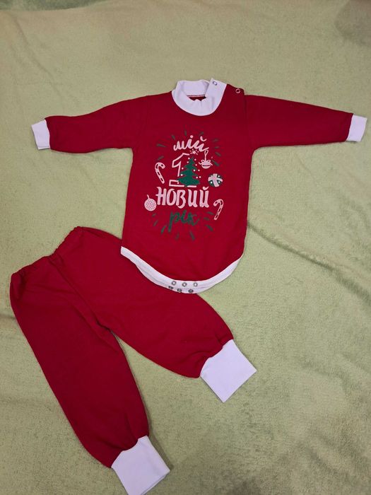 Дитячий новорічний боді-костюм