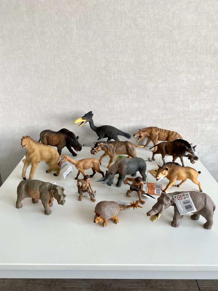 Доисторические животные, динозавры, дерево CollectA, Safari, Schleich