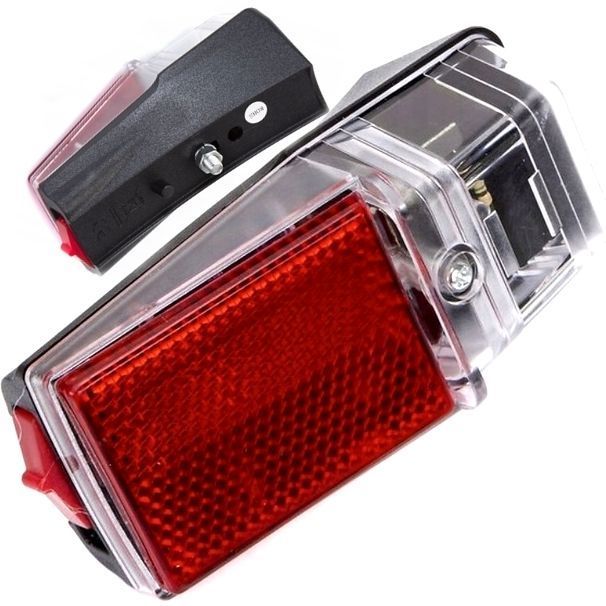 Lampka rowerowa na błotnik LED tył lampa 2xAAA ledowa lampa do roweru