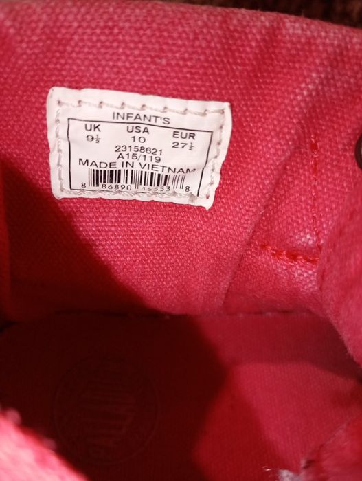 Высокие кеды PALLADIUM 27,5 размер.