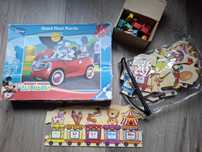Drewniany alfabet piesek Puzzle Trefl Myszka Miki
