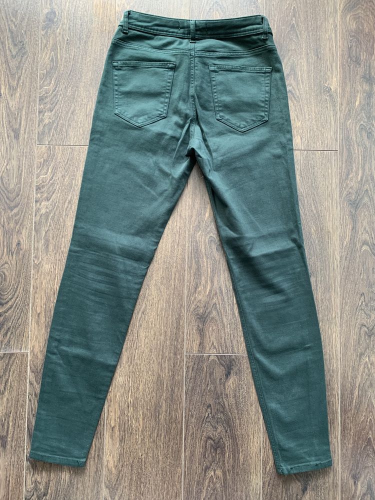 Spodnie zielone Dżinsy Zara 36 S