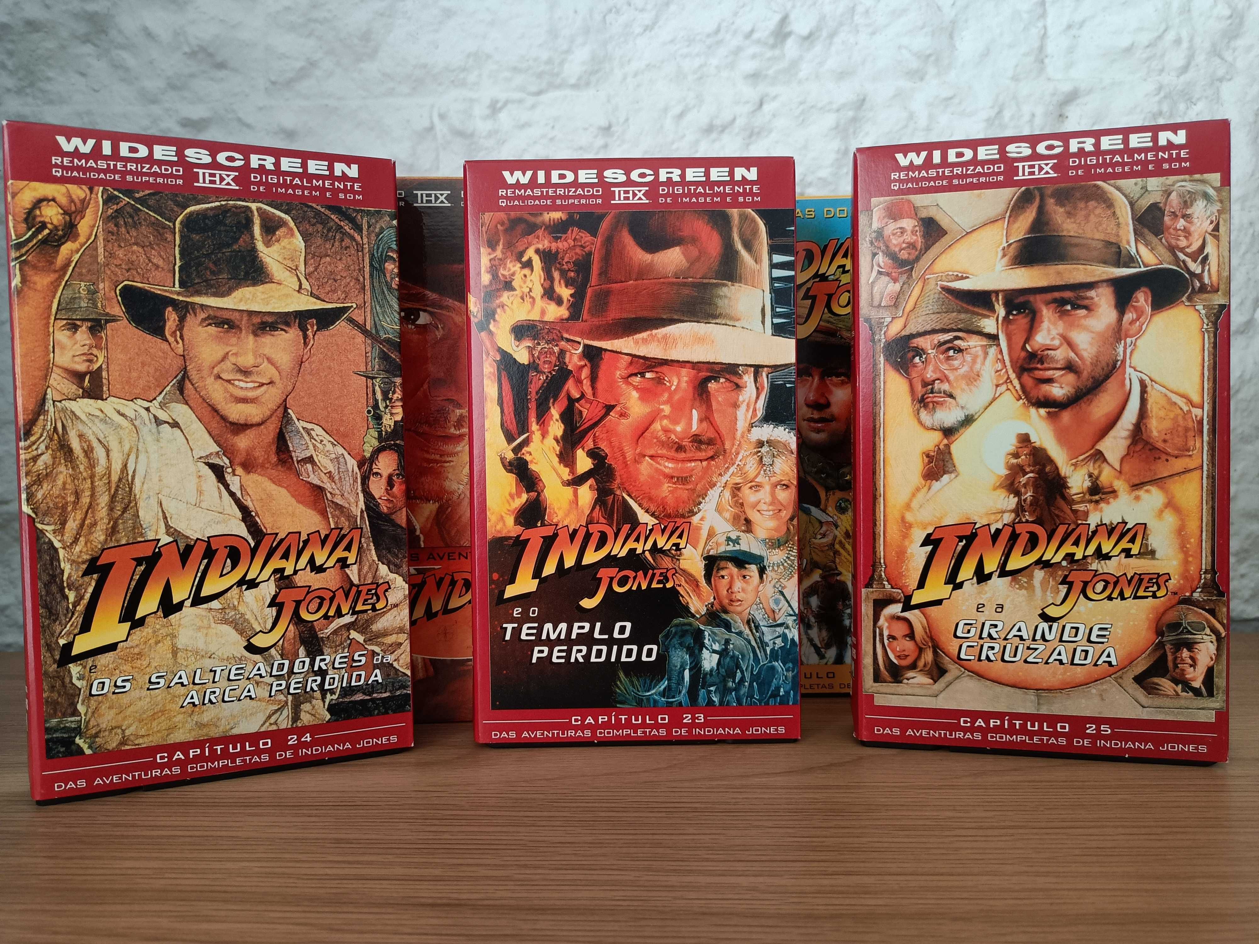 Filmes VHS Caixa Indiana Jones