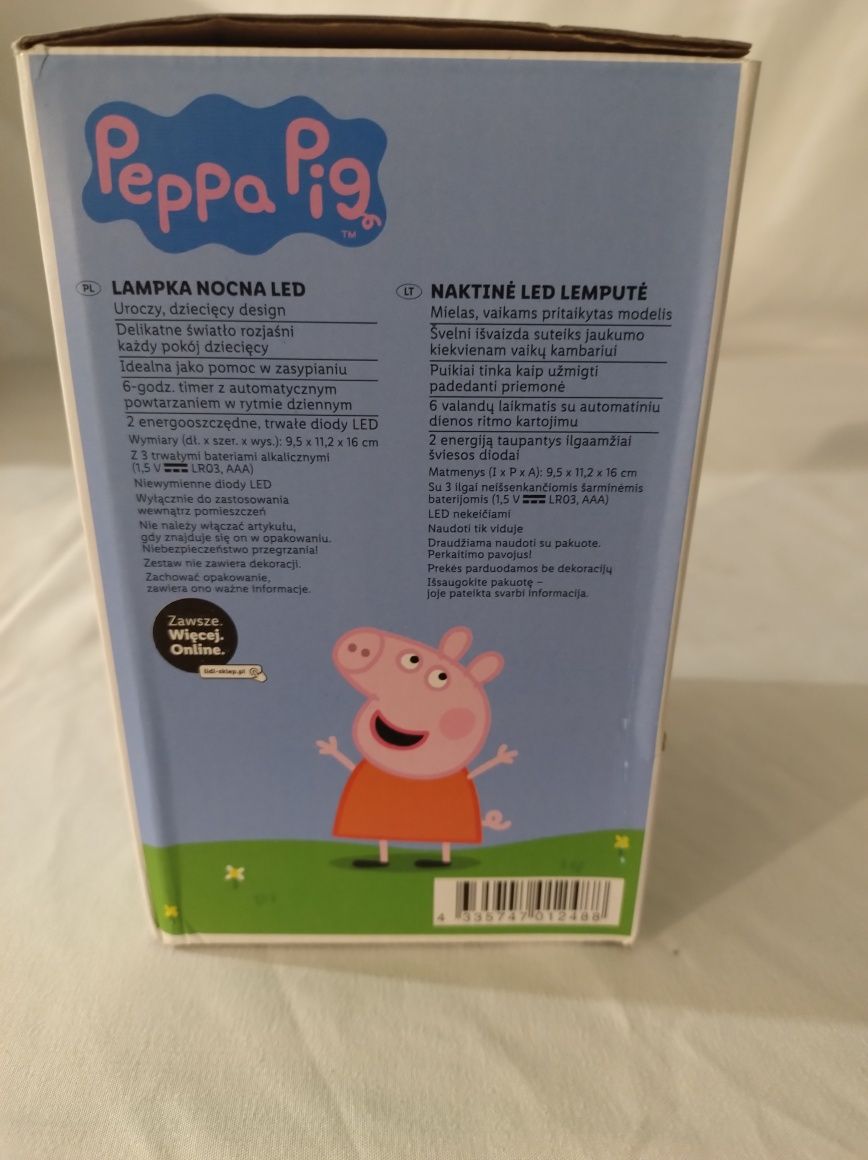 Lampka nocna Świnka Peppa