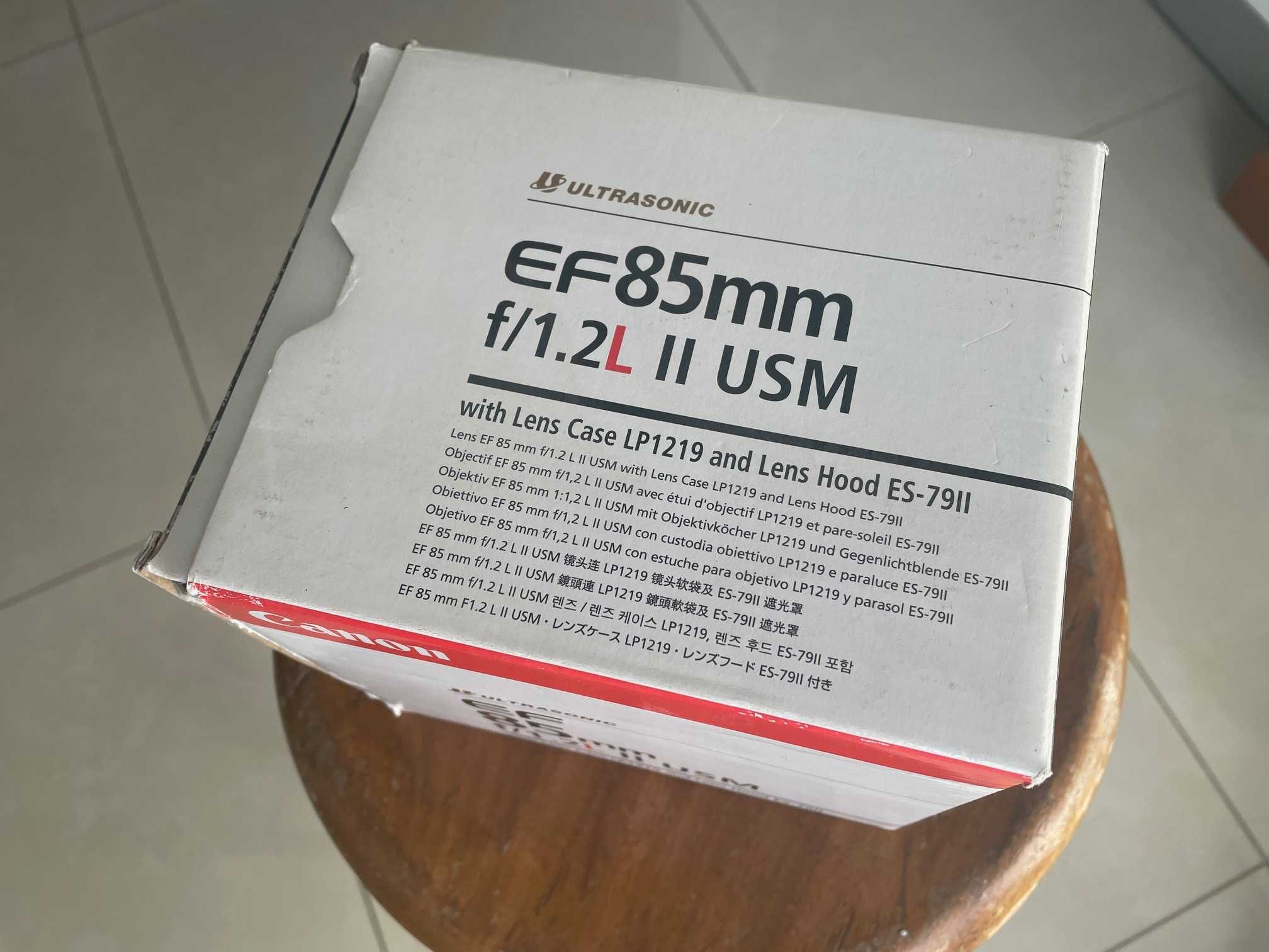 Canon EF 85mm 1.2 L II USM