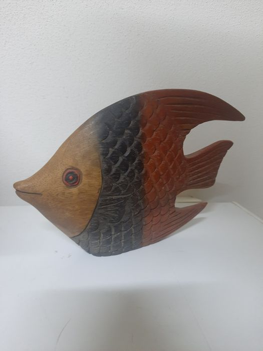 Peixe em Madeira para decoração