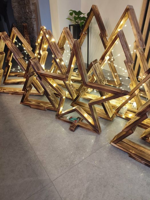 Choinki gwiazdy ozdoby świąteczne