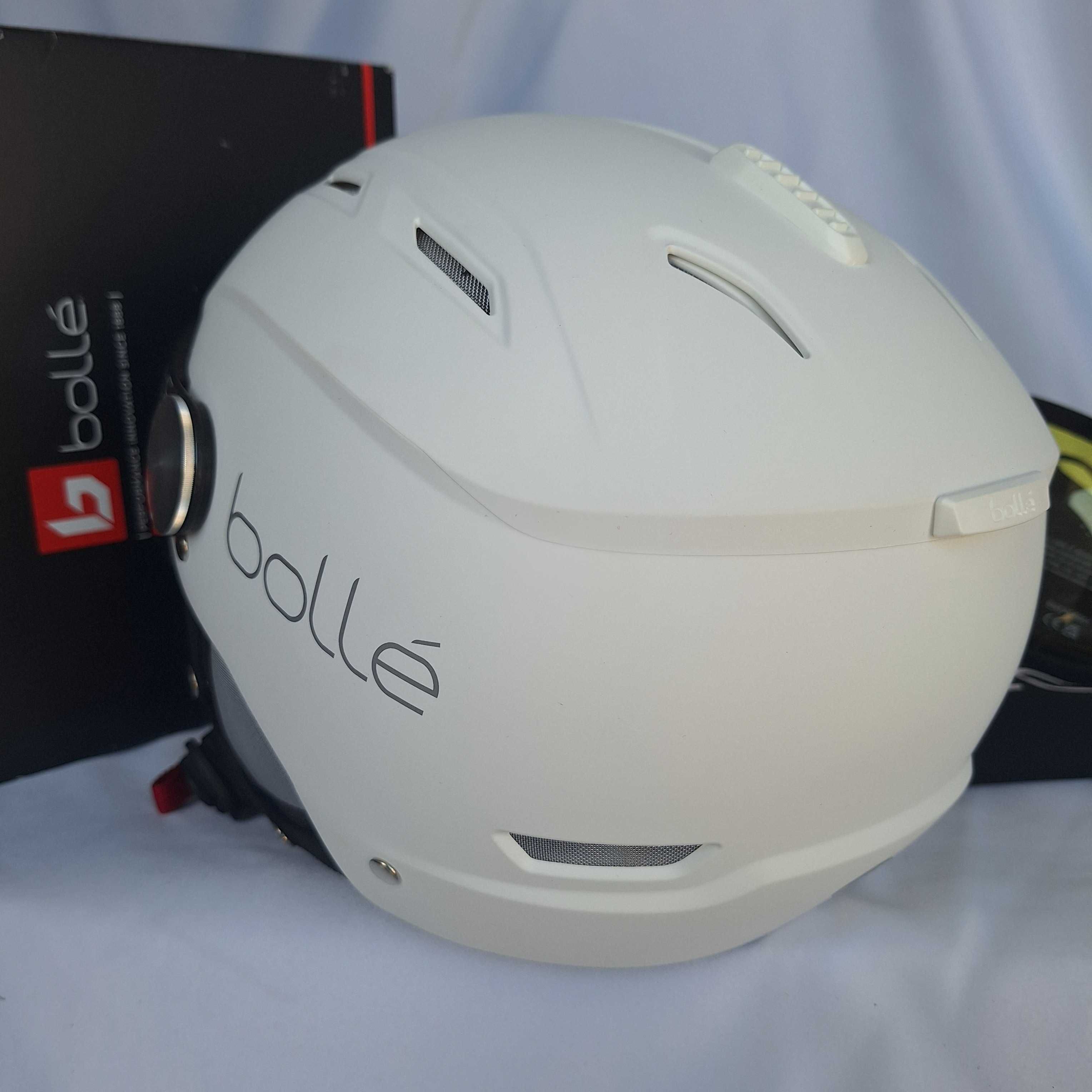 Kask narciarski Bolle Backline Visor Soft White L 59-61cm