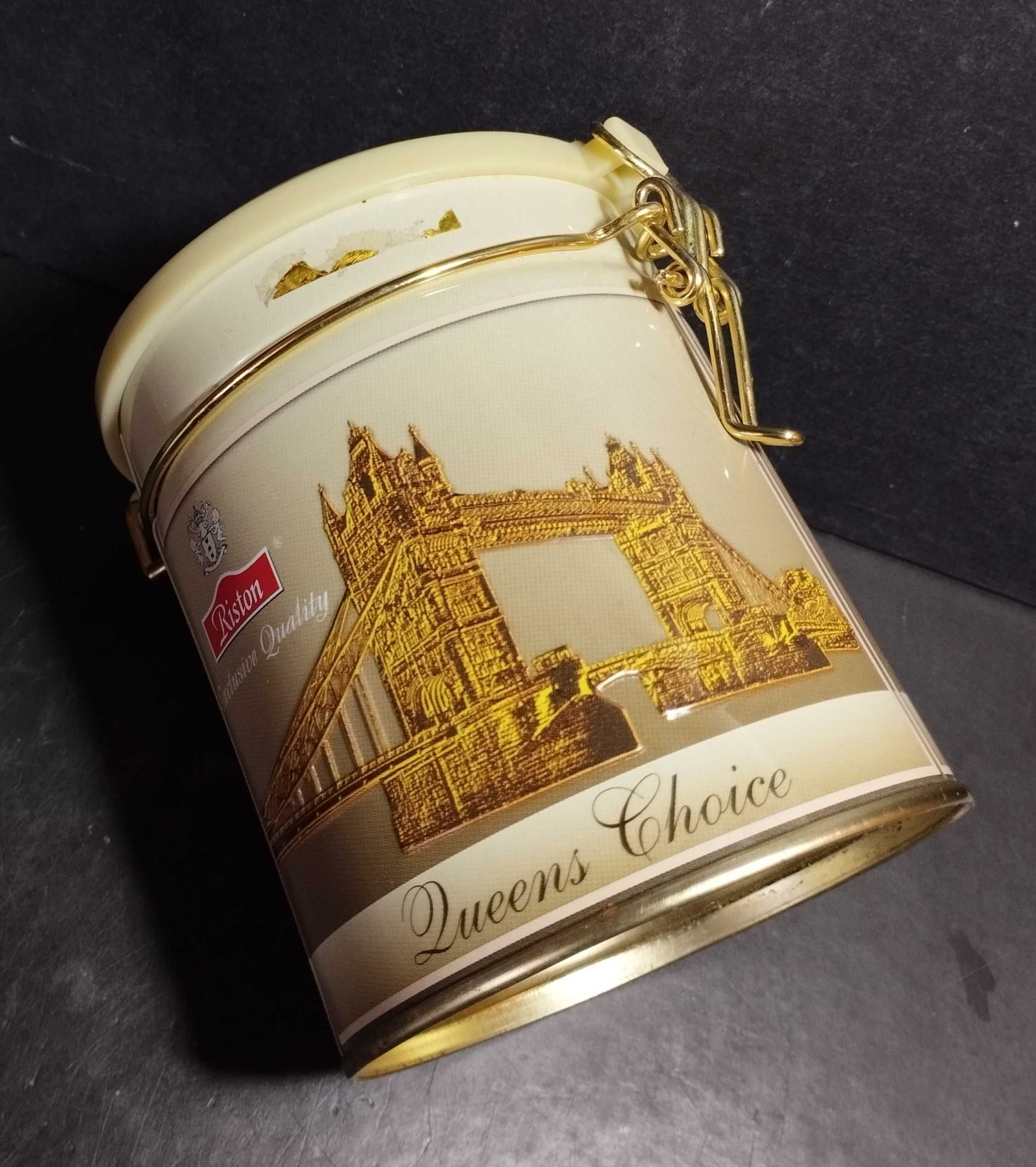 Металл, коробка для чая "Тауэрский мост", Англия, винтаж