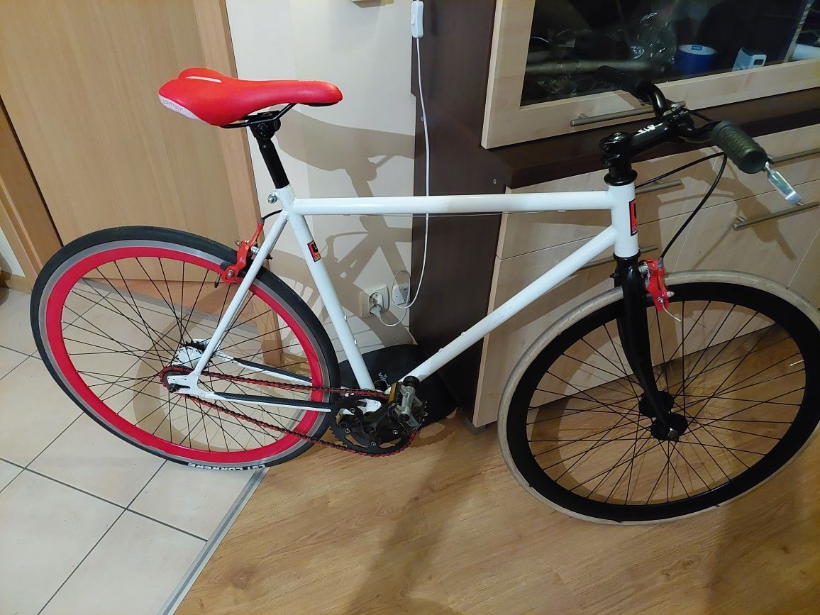 Szosa miejski kurier ostre koło szosowy miejski single speed flip flop