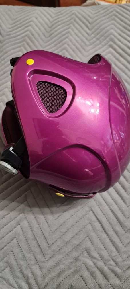 Dziecięcy kask Wed'ze kolor fioletowy, rozmiar 48-52 cm