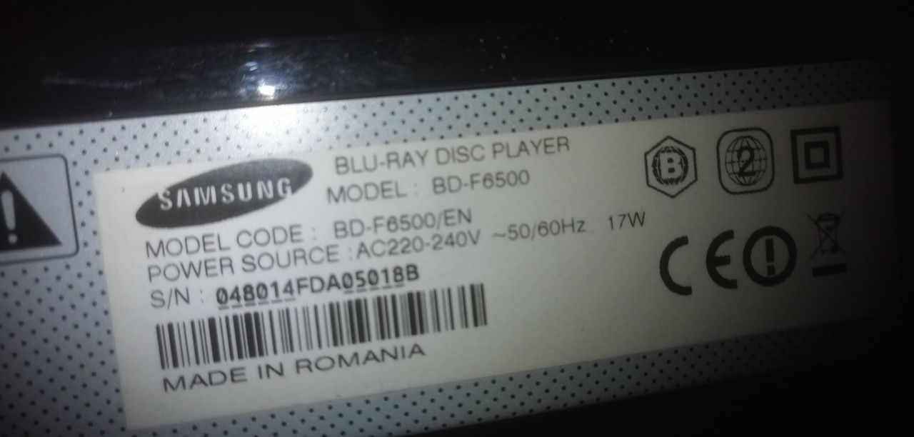 Samsung Blu ray.