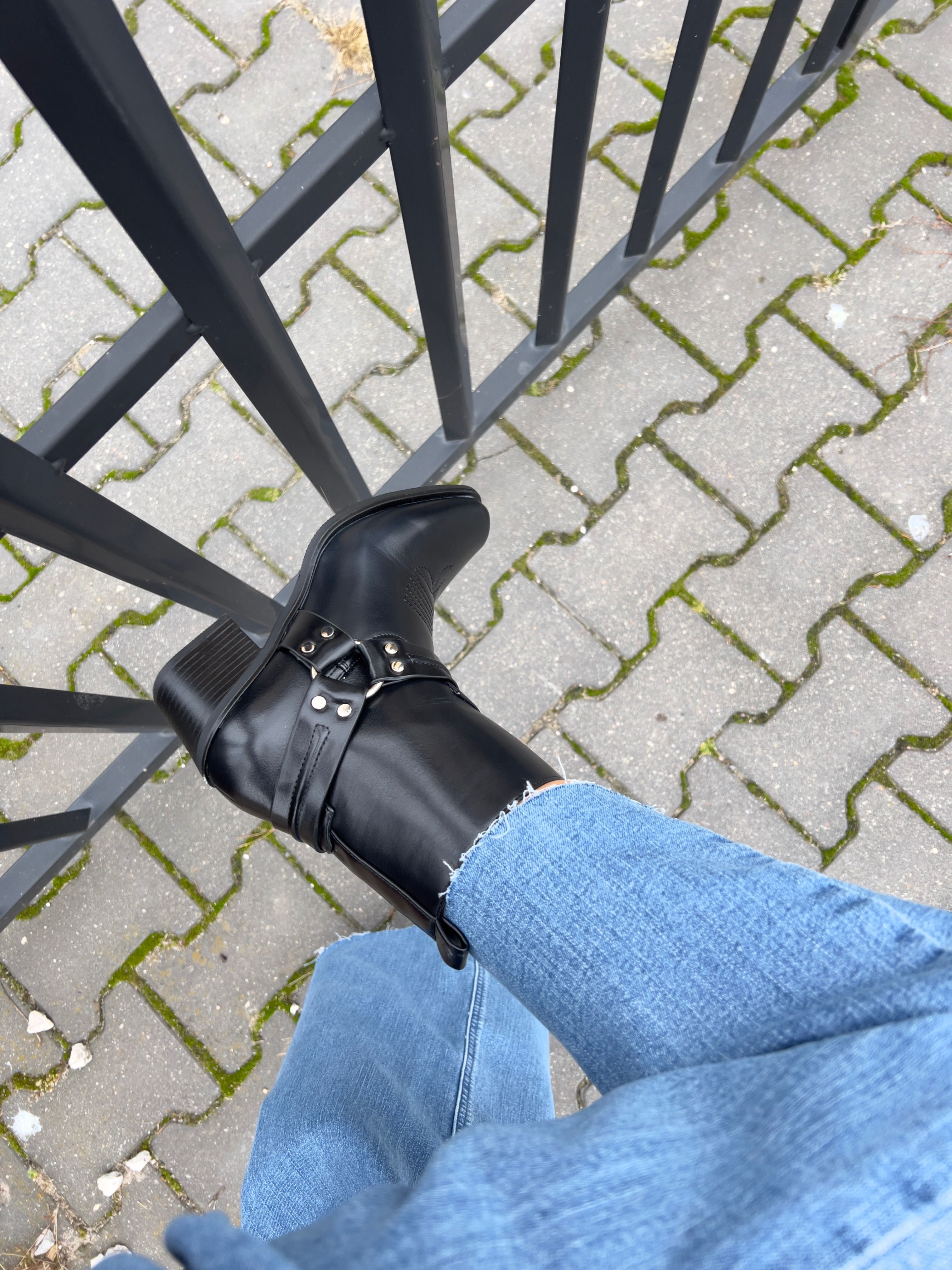 36 Sklep NOWE botki damskie kowbojki zapinane na zamek 9373