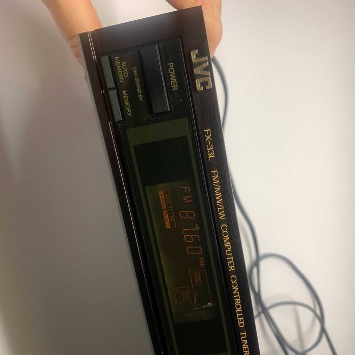 Ретро FM/AM стереотюнер JVC FX-33LBK