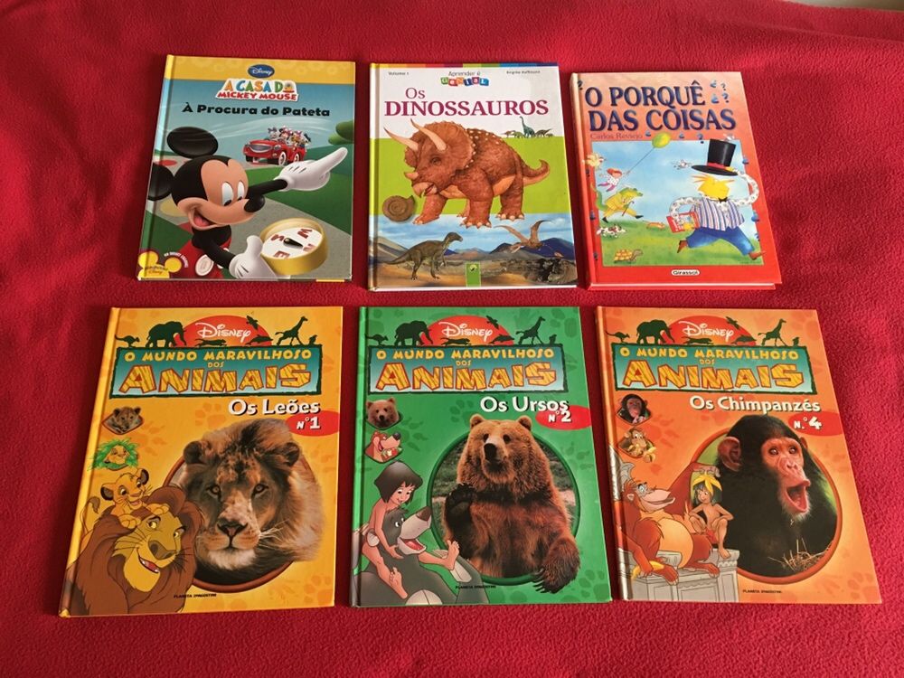 Livros infantis - lista na descrição