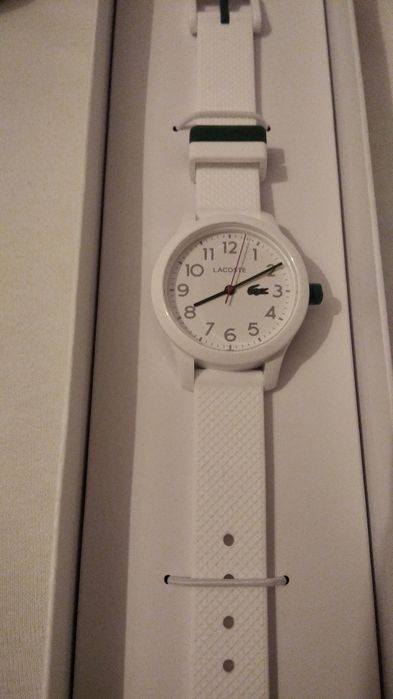 Zegarek Lacoste biały nowy