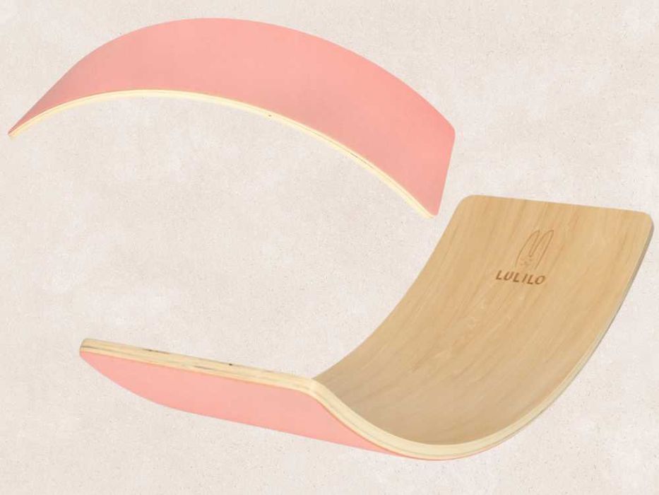 Deska do Balansowania Balansowa dla Dzieci i Dorosłych Różowy Spód