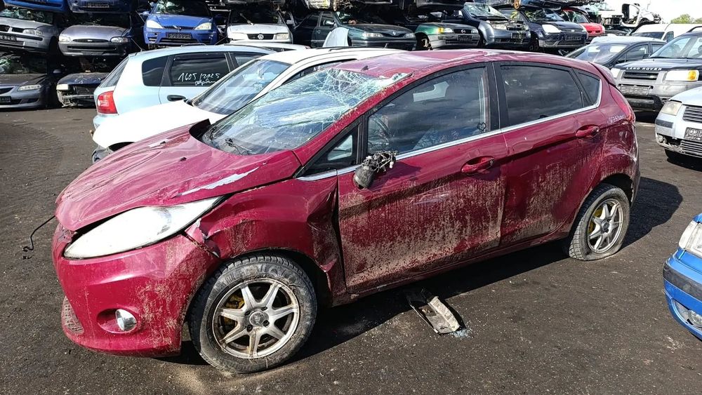 34770 Ford fiesta 6 MK7 2009 rok na części silnik 1.25 16v 82 km (snja/snjd/snjb/snjc) lakier M9