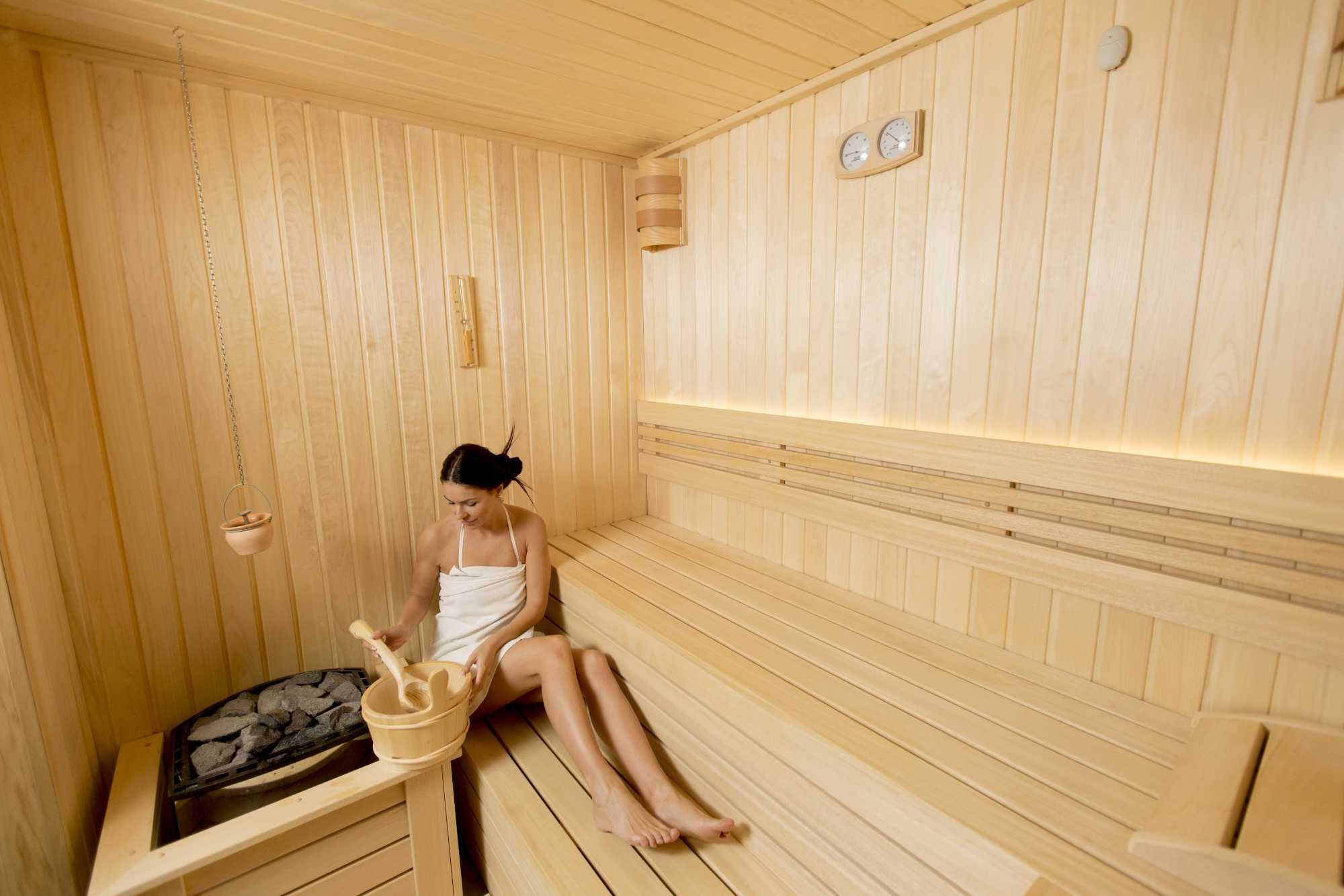 Sauna  Sauna fińska  Sauna ogrodowa   Bania. 6k