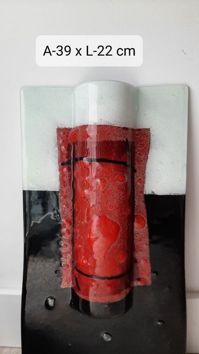 Peças de decoração em vidro