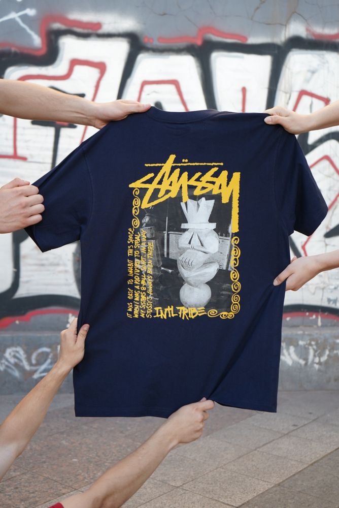 ‼️Акція -25%‼️ Футболки stussy x carhatt oversize плотные