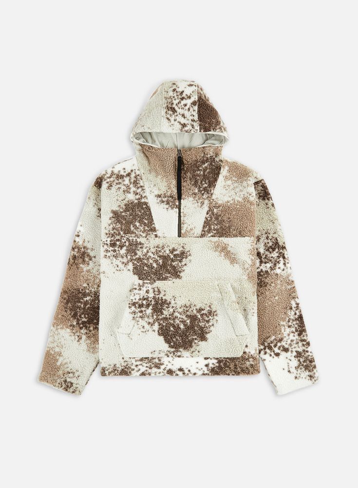 Кофта nike lab nsw sherpa sport essentials+ 1/2 zip hoodie