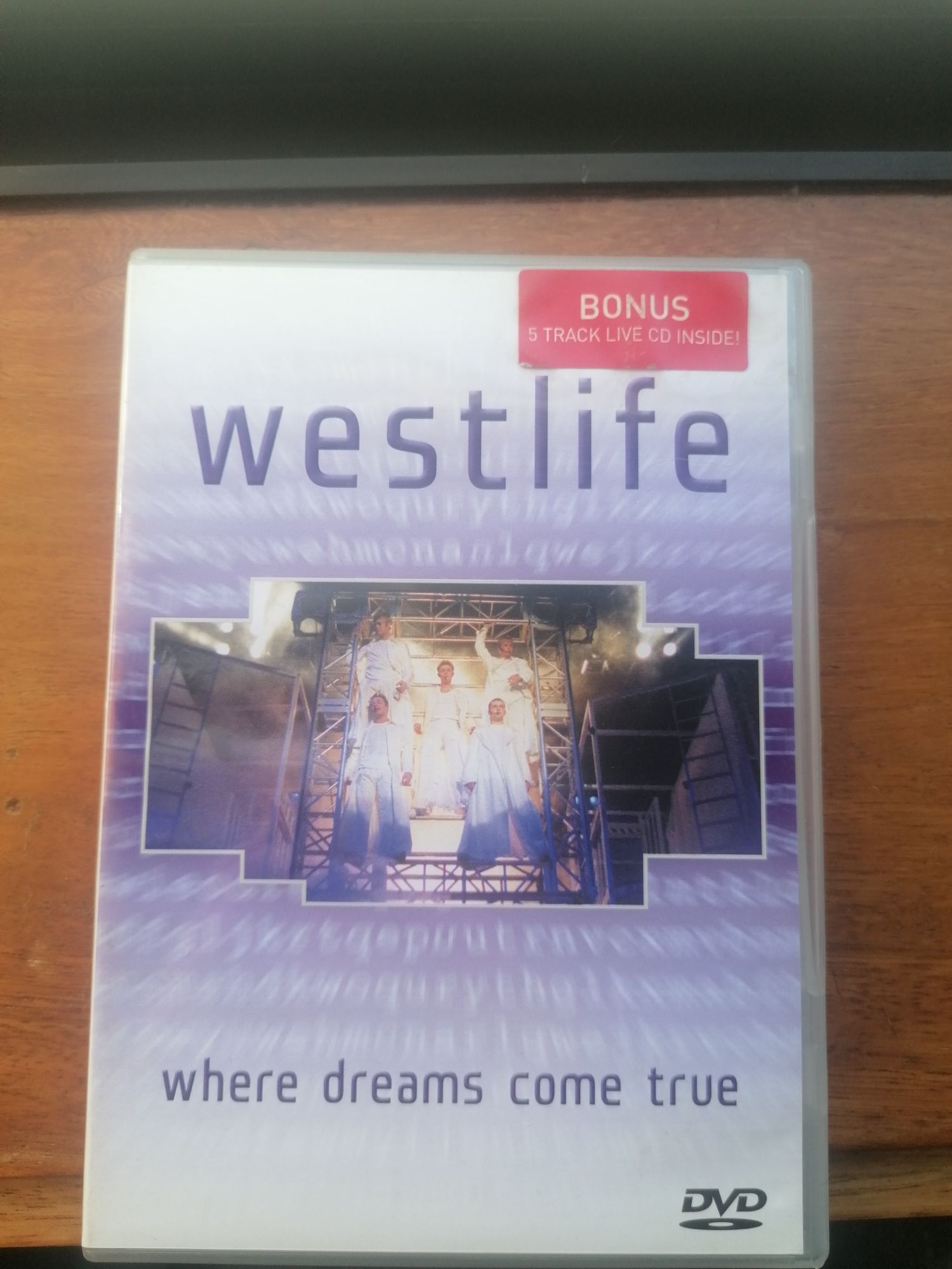 DVD Westlife "Where dreams come true"