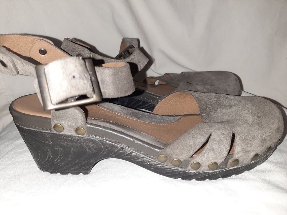 buty wiosenne, damskie, szare, Clarks