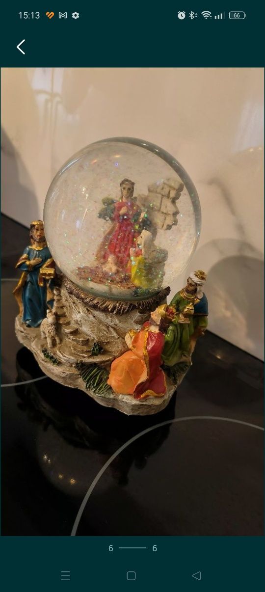 Globo presépio de natal