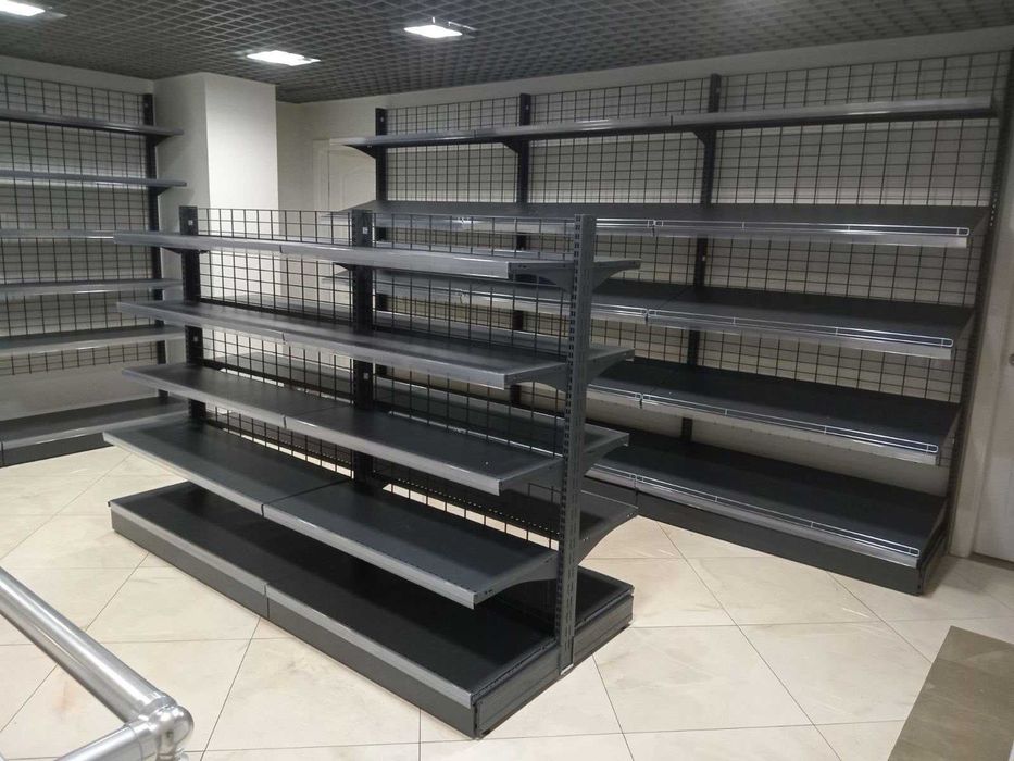 Торговое оборудование. Стеллажи торговые. Полки. Кассовые прилавки