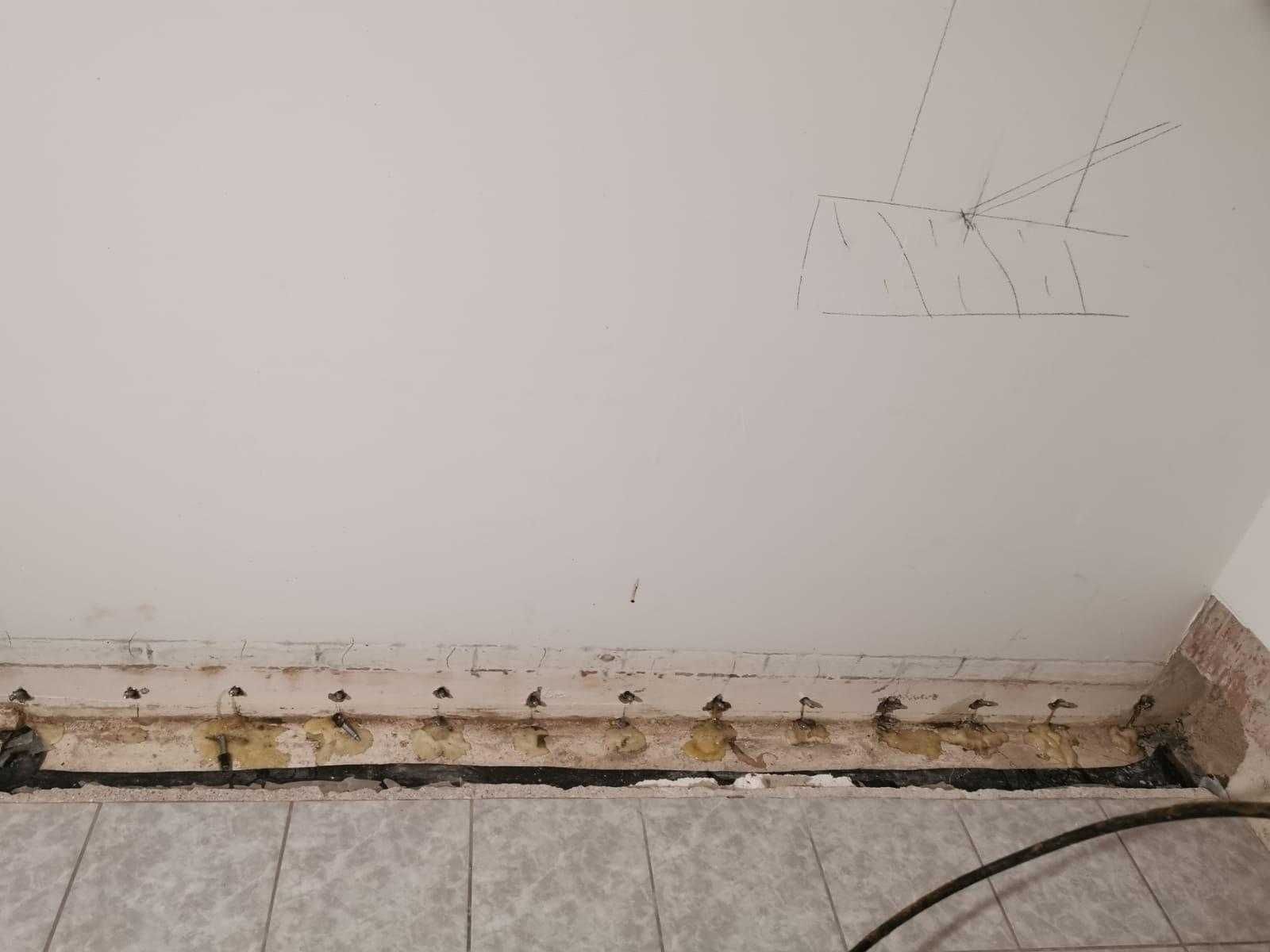Osuszanie fundamentów, budynków , iniekcja krystaliczna, pleśń, wilgoć