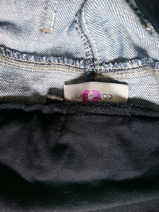 Джинсова спідниця для вагітних 38 розмір