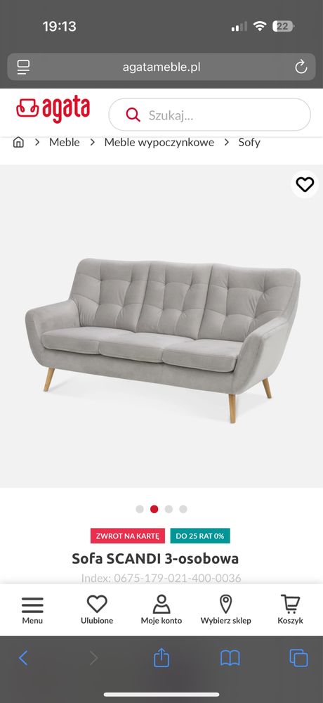 Sofa Scandi 3 os