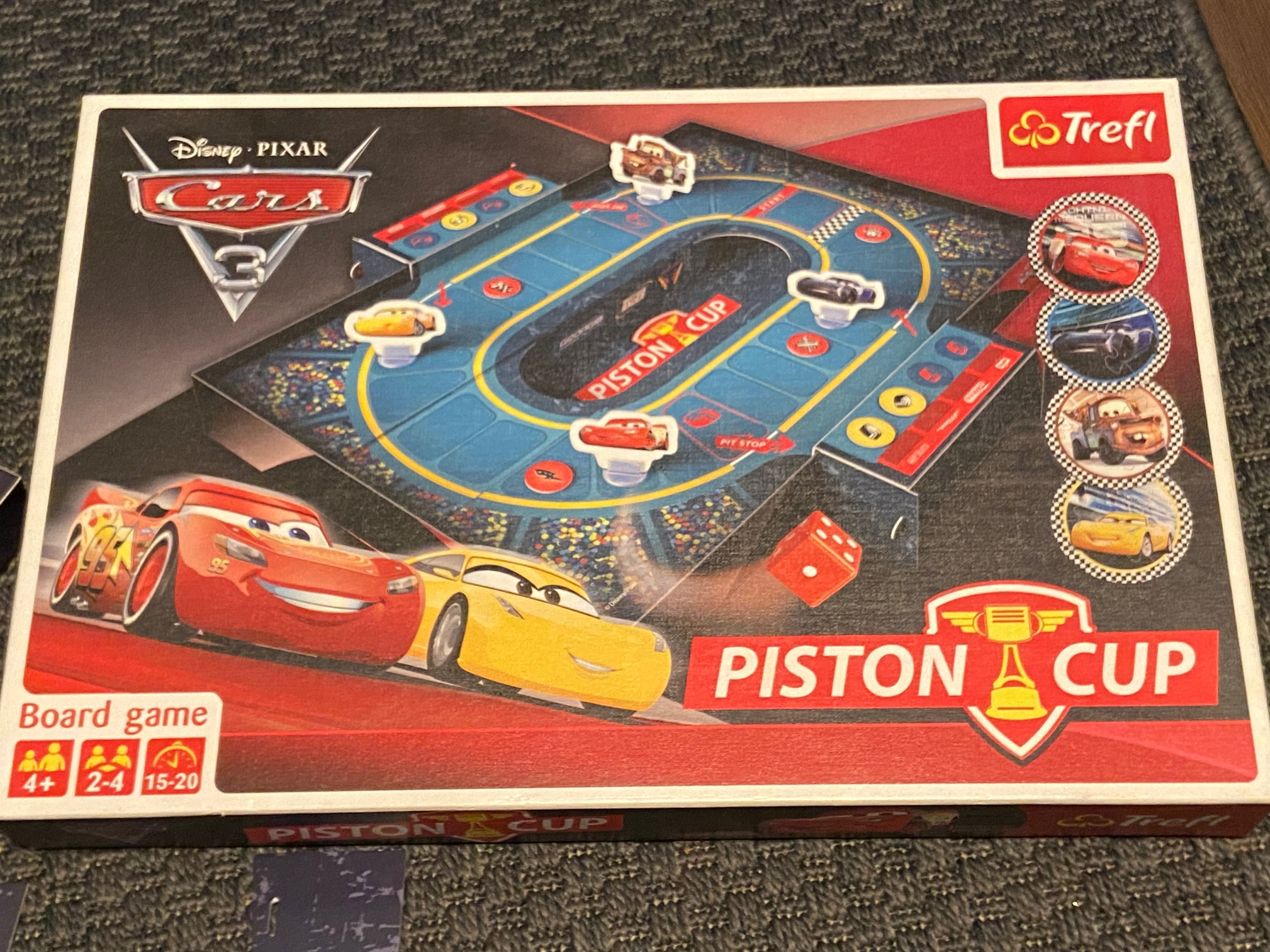 Trefl, Auta, Piston Cup, gra planszowa 4+