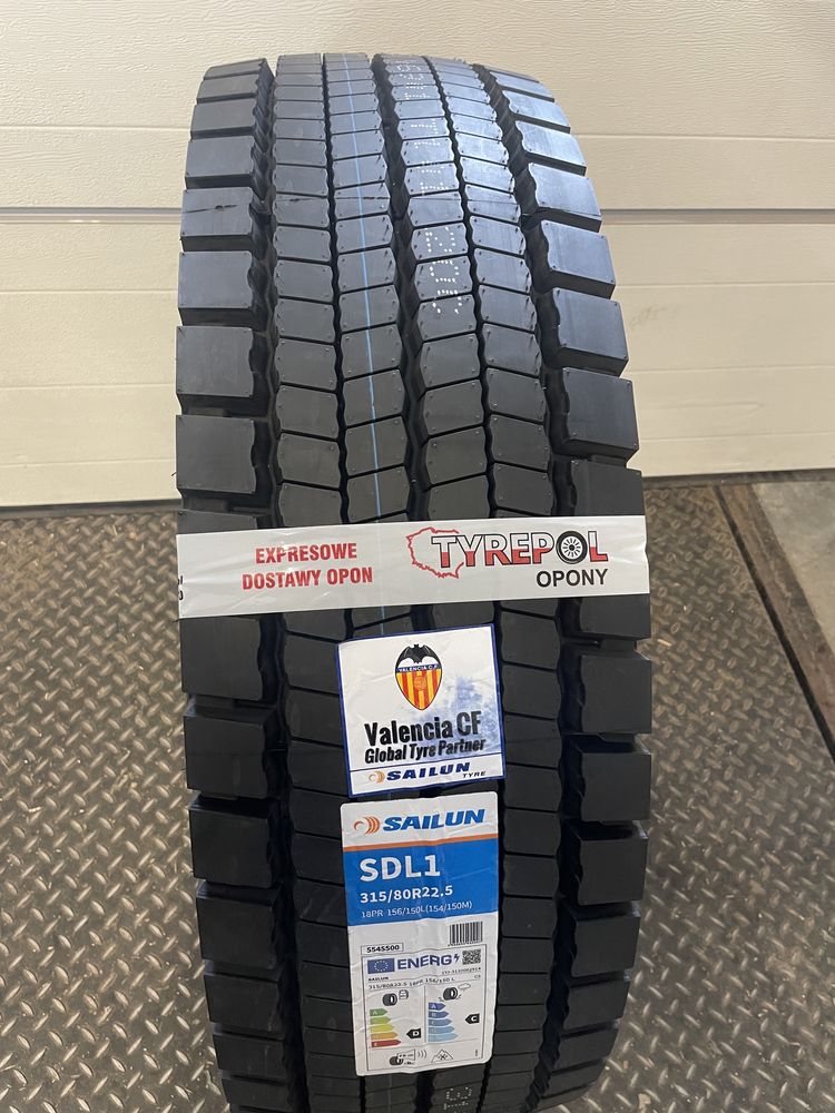 PROMOCJA opona SAILUN 315/80 R22.5 SDL1 3PMSF 315 80 napęd