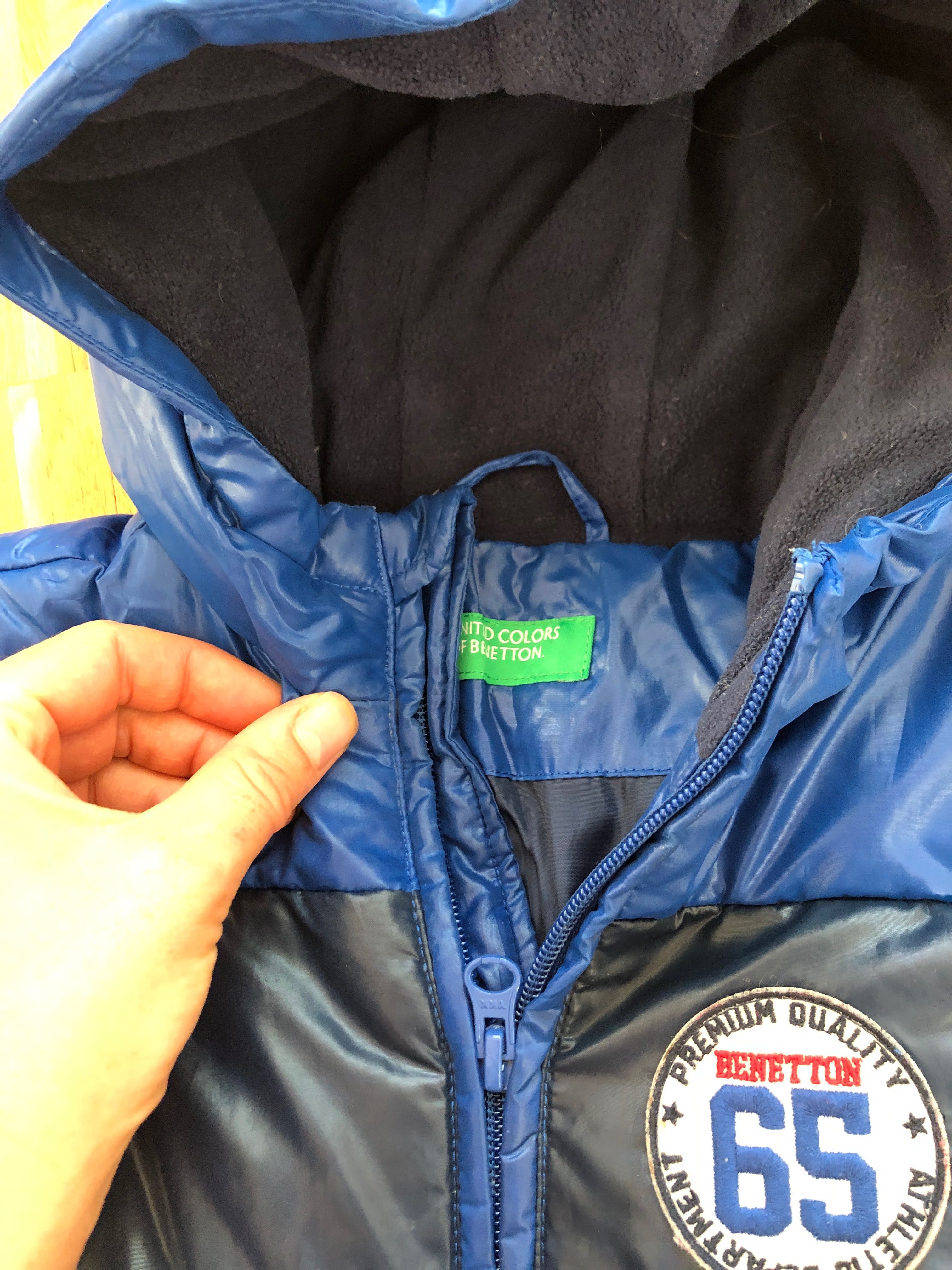 Зимняя куртка пуховик на 1-2 года Benetton